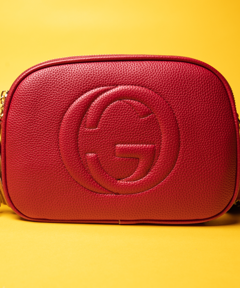 Crimson Glam Cam Bag