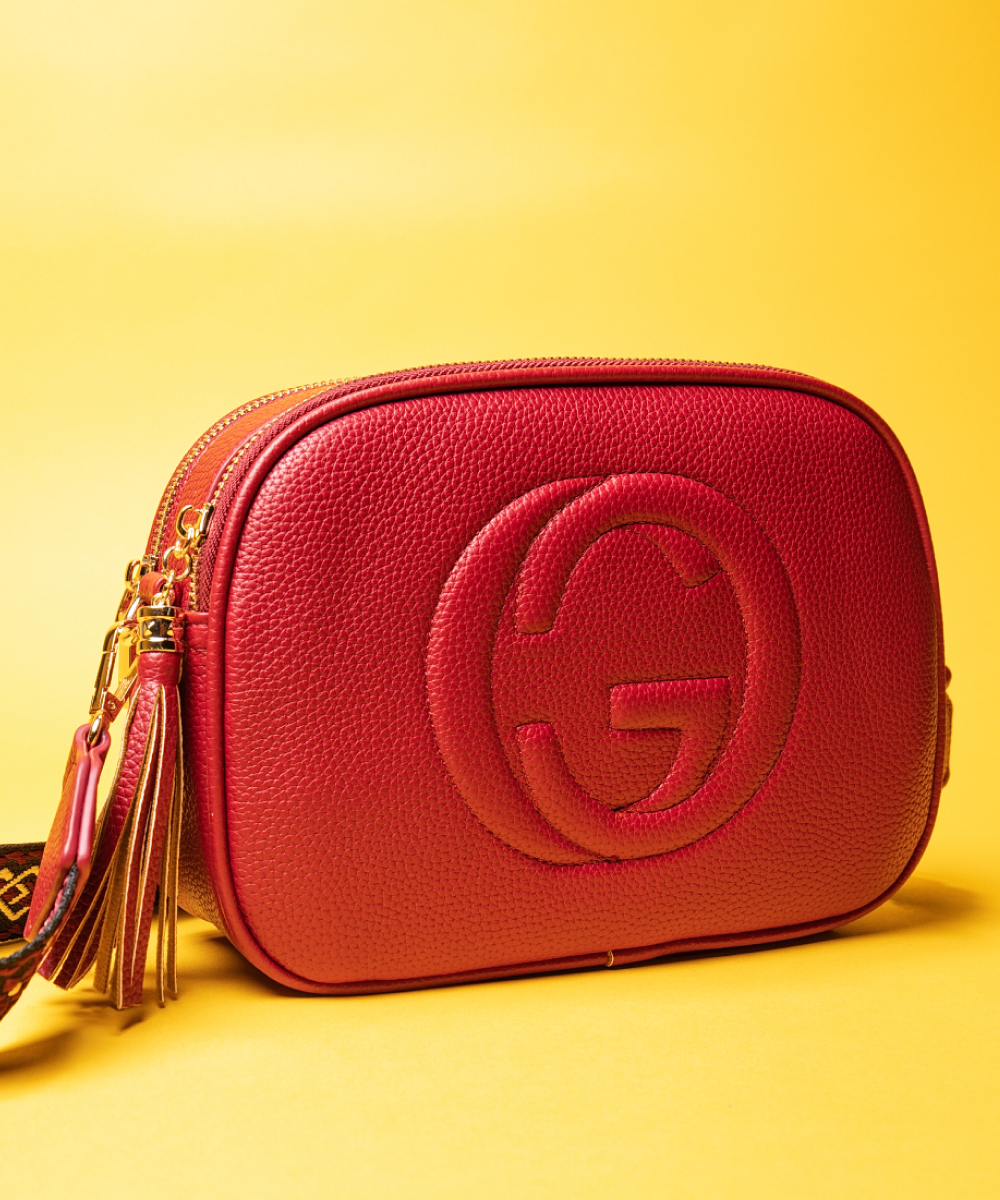 Crimson Glam Cam Bag