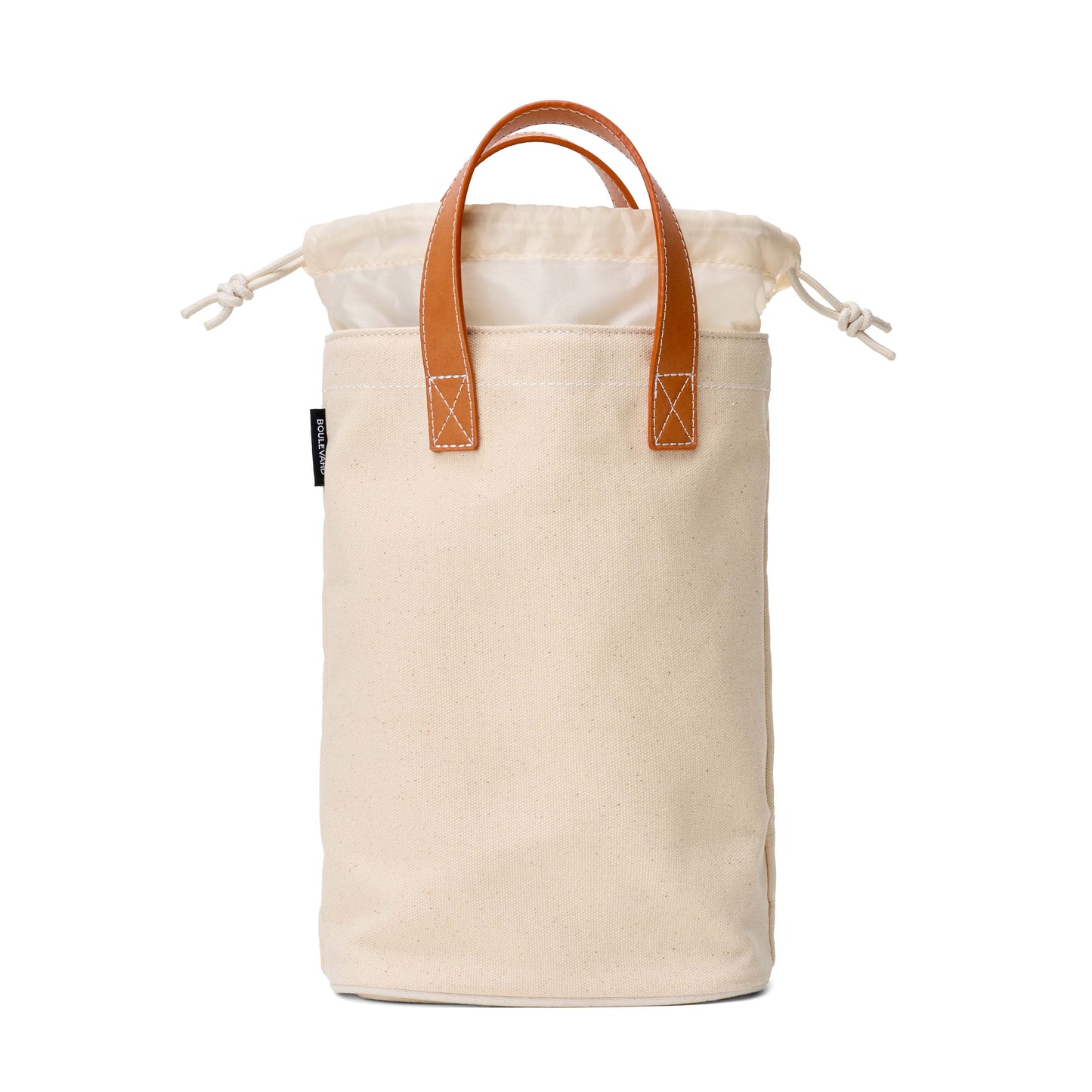 "Tuscany" Natural Double Wine Tote (Personalizable)