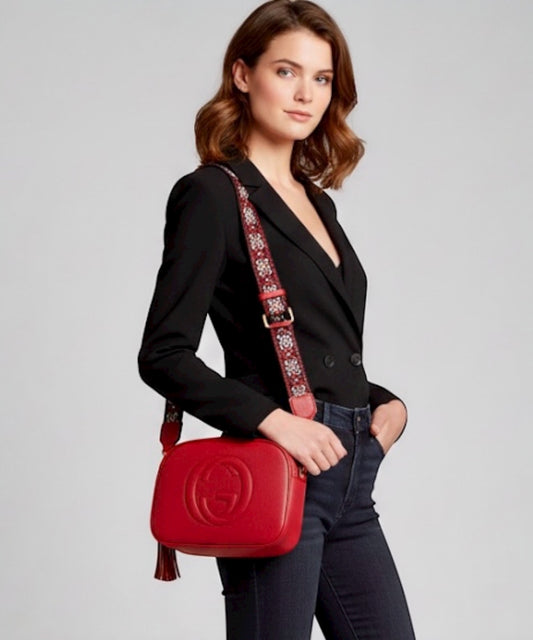 Crimson Glam Cam Bag