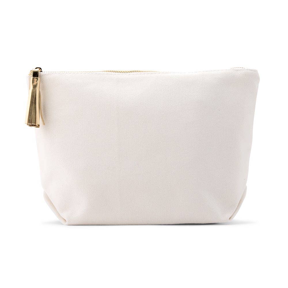 Large Canvas Makeup Bag