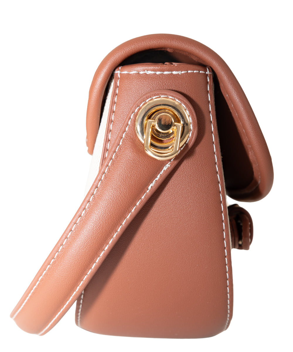 Atlas Explorer – Canvas & Vegan Leather Crossbody