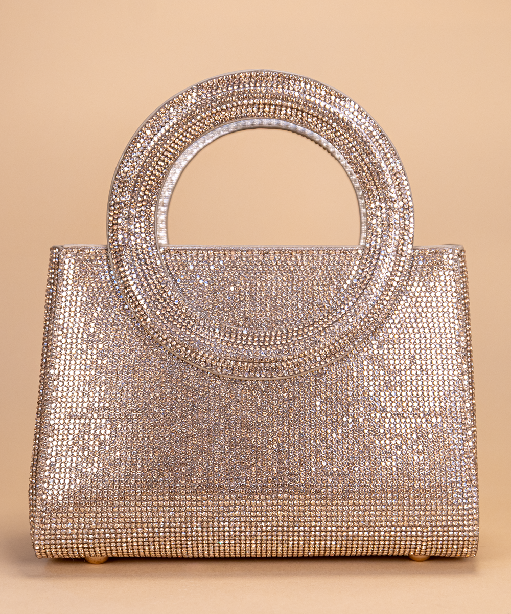 The Darlin Garland Clutch in Gold