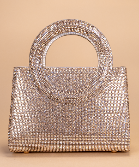 The Darlin Garland Clutch in Gold