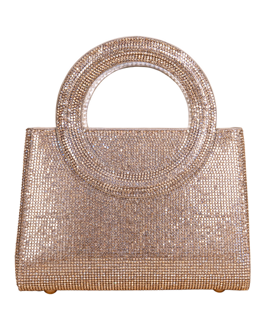 The Darlin Garland Clutch in Gold