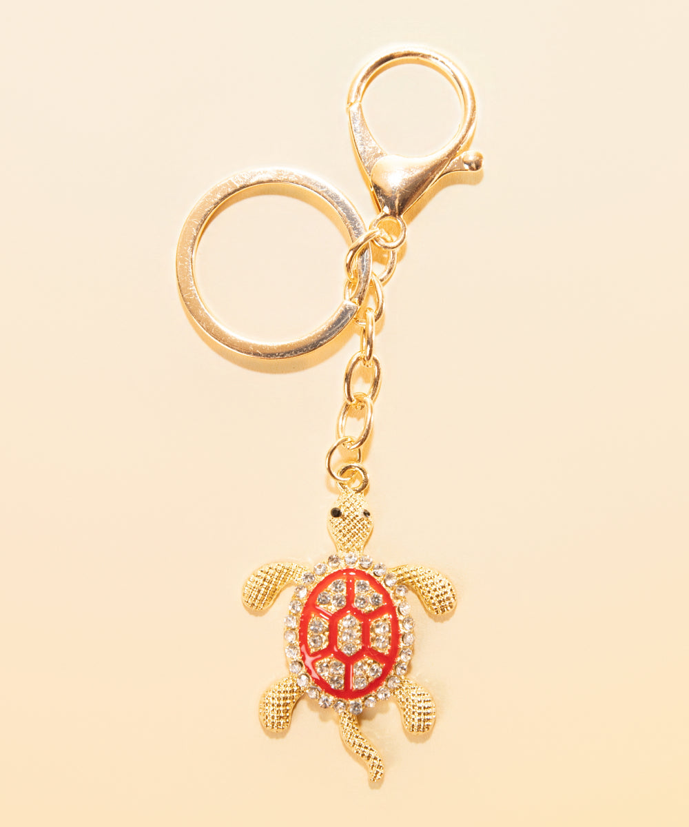 Rhinestone Sea Turtle Charm