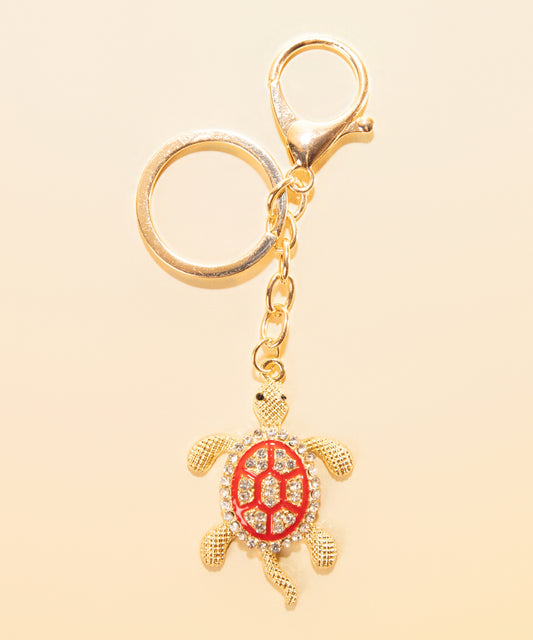 Rhinestone Sea Turtle Charm