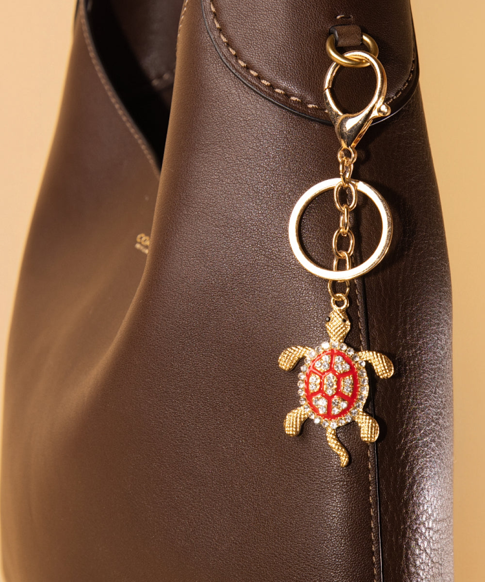 Rhinestone Sea Turtle Charm