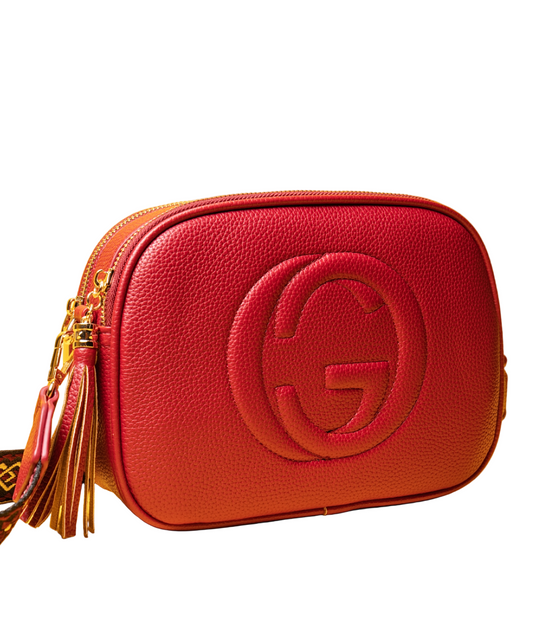 Crimson Glam Cam Bag