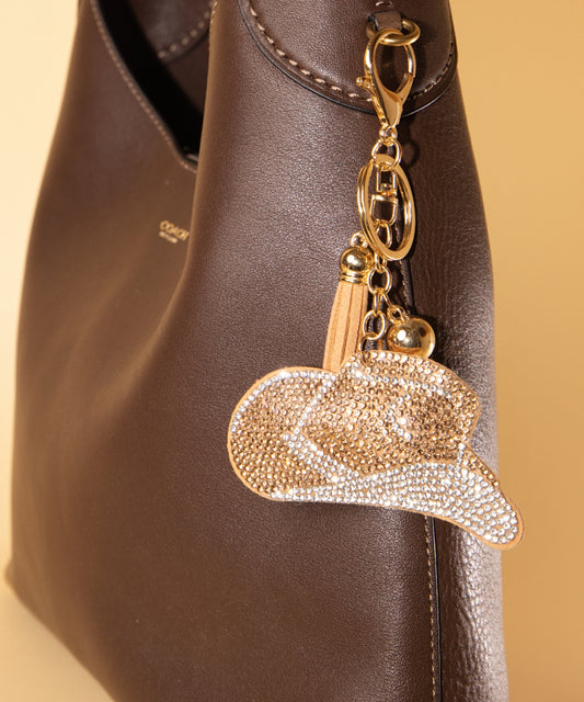 Sparkle Banded Cowboy Hat Charm