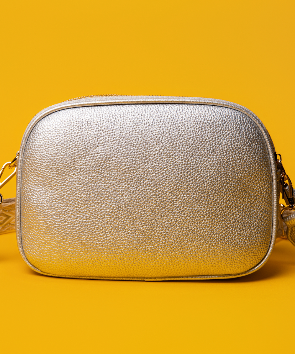 Silver Glam Cam Bag