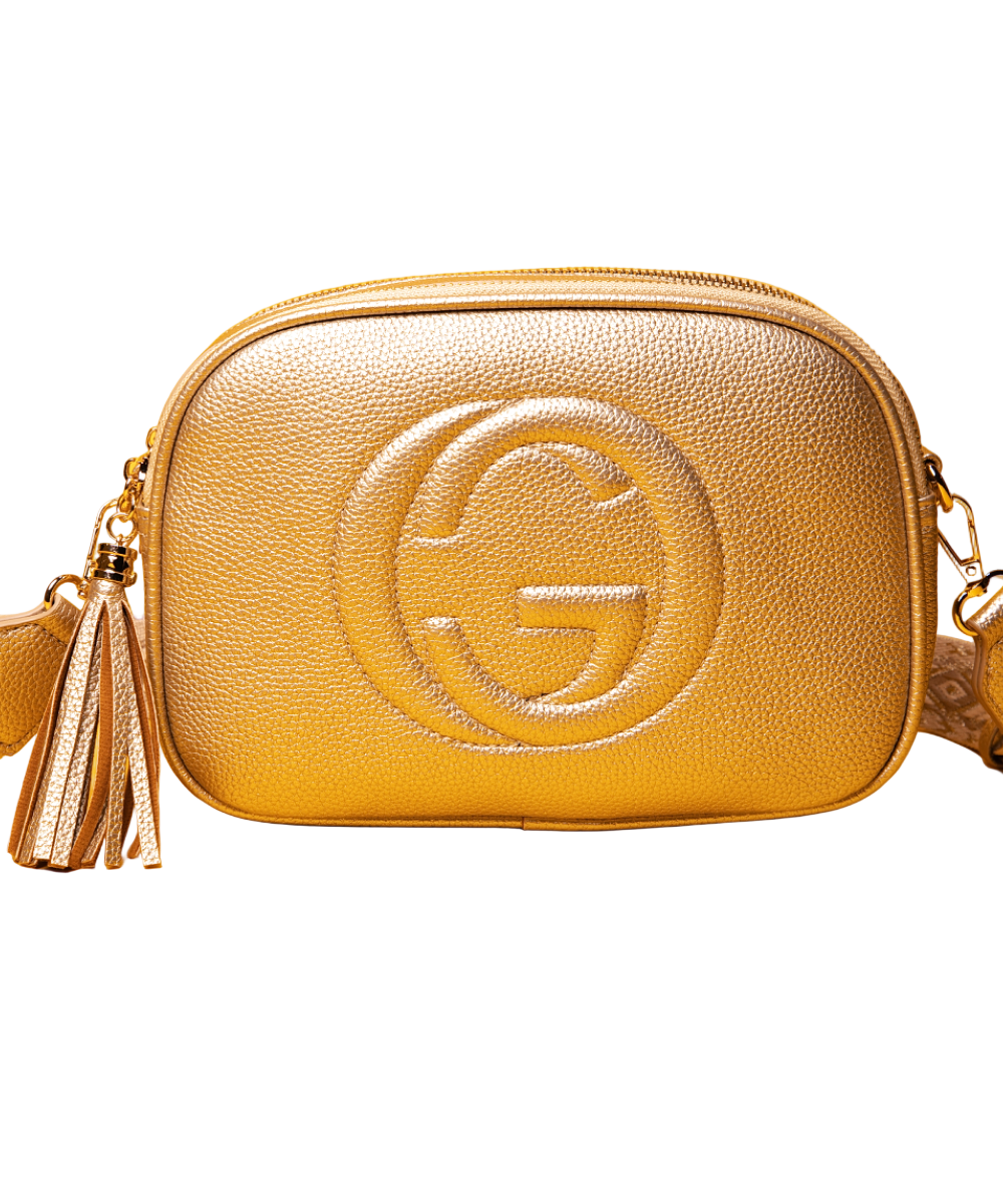 Gold Glam Cam Bag
