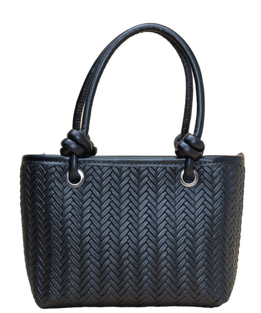Basket Weave Mini Tote