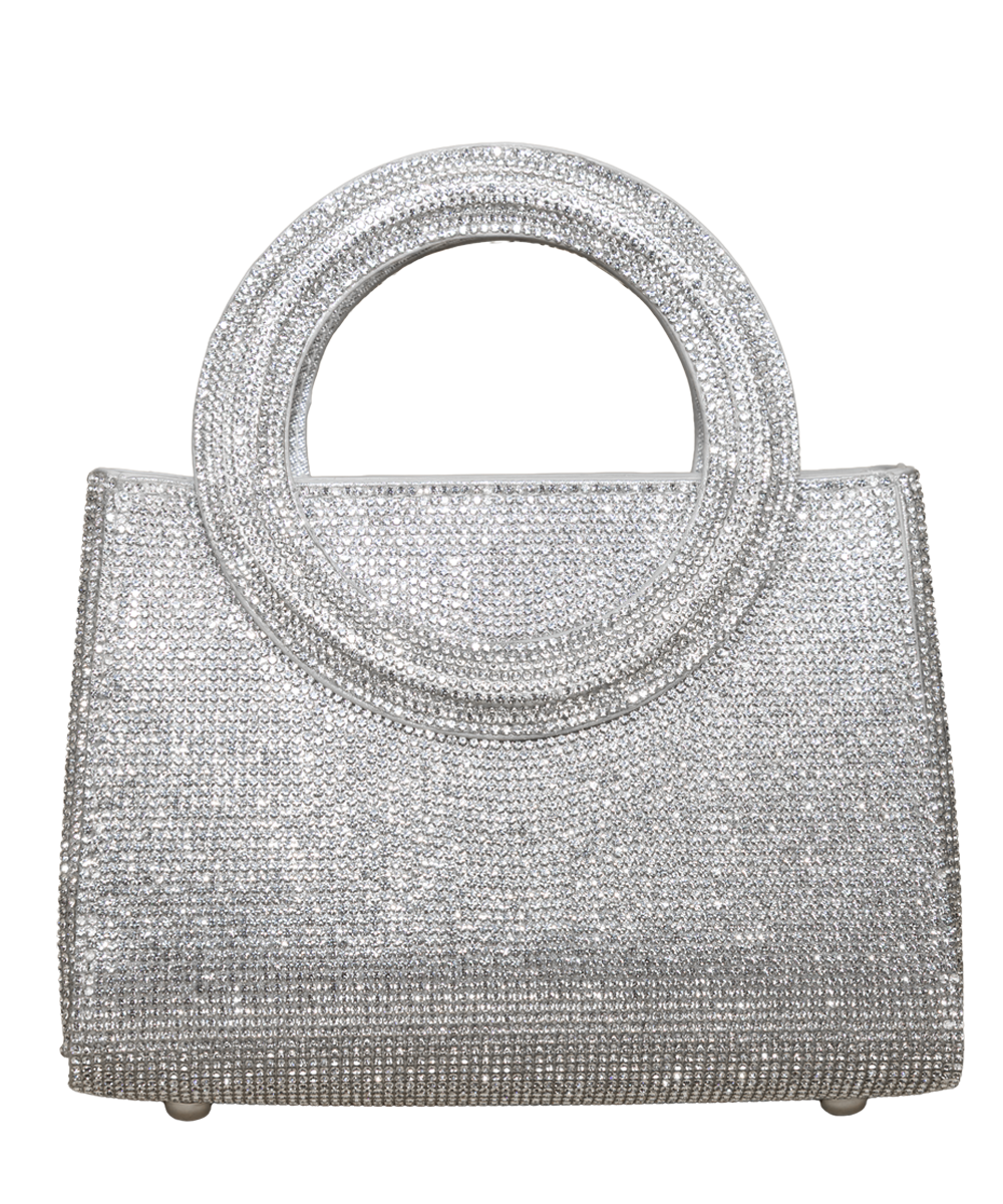 The Darlin Garland Clutch in Silver