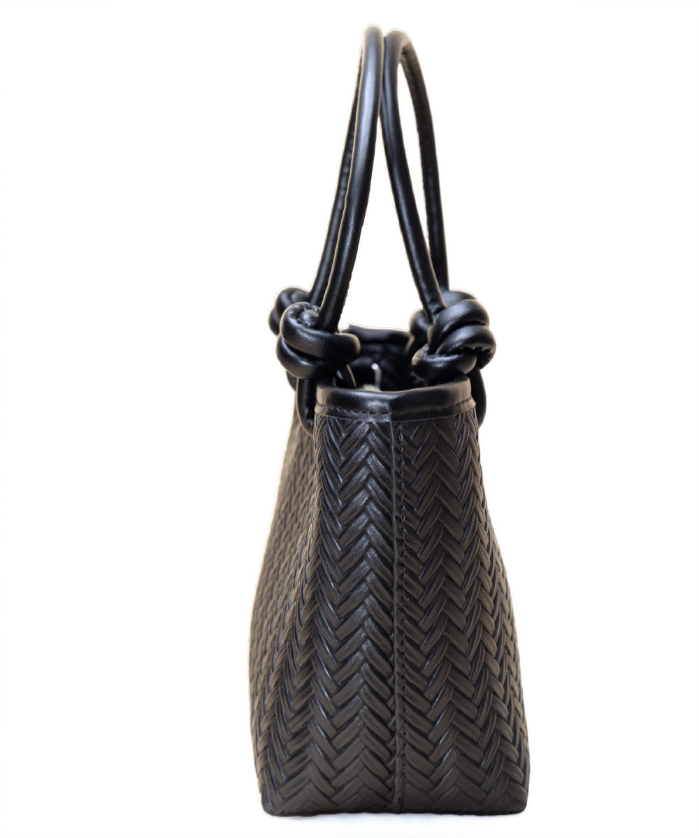 Basket Weave Mini Tote