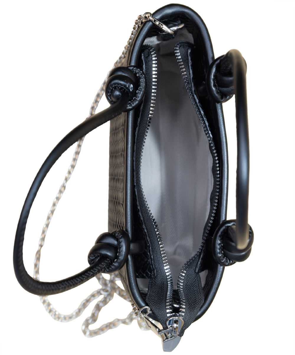 Basket Weave Mini Tote